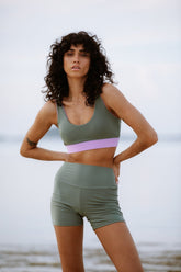 Sports Top Reversible ― Green/Purple